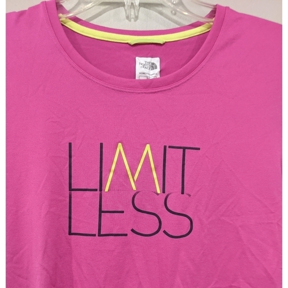 North Face Limitless Pink Short Sleeve T-Shirt Size Small - Picture 4 of 4
